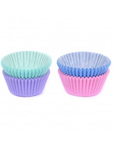 Formas Mini Cupcakes Cores Pastel